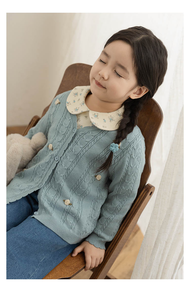 Rosette Blossom Cardigan