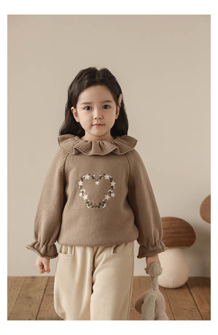 Floral Heart Jumper