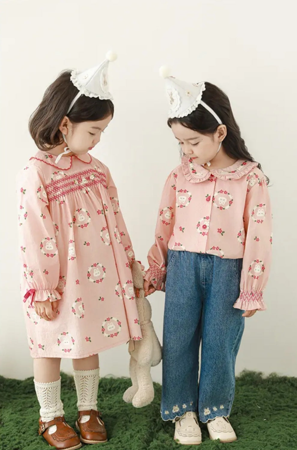 Floral Elegance & Denim Delight