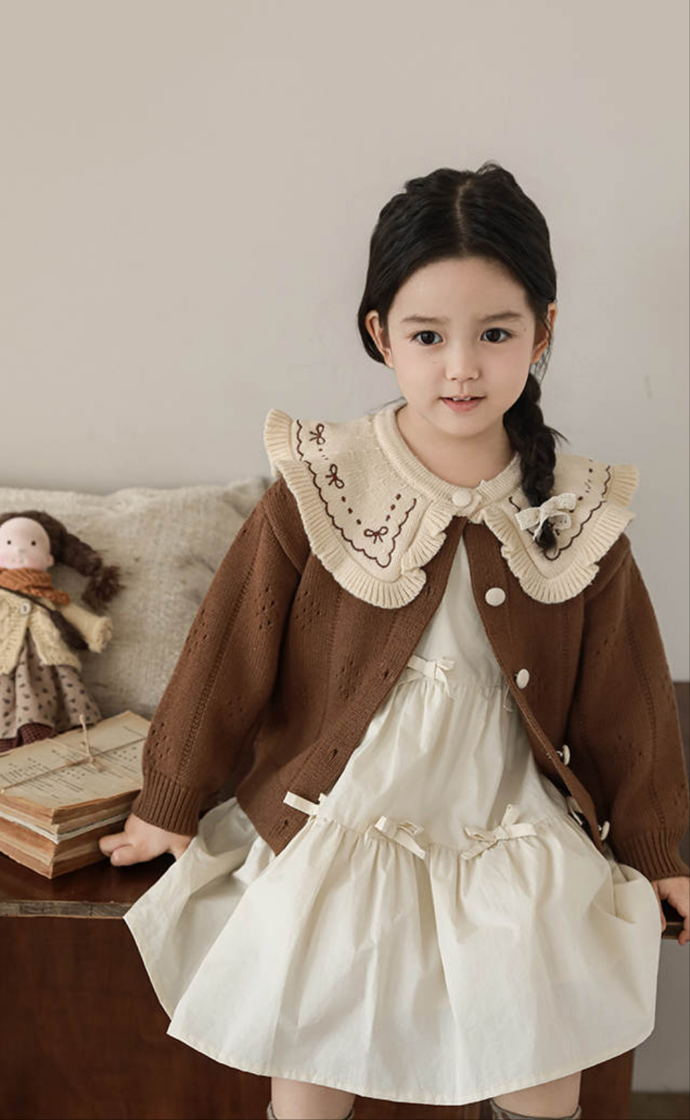 Vintage-Inspired Knit Cardigan