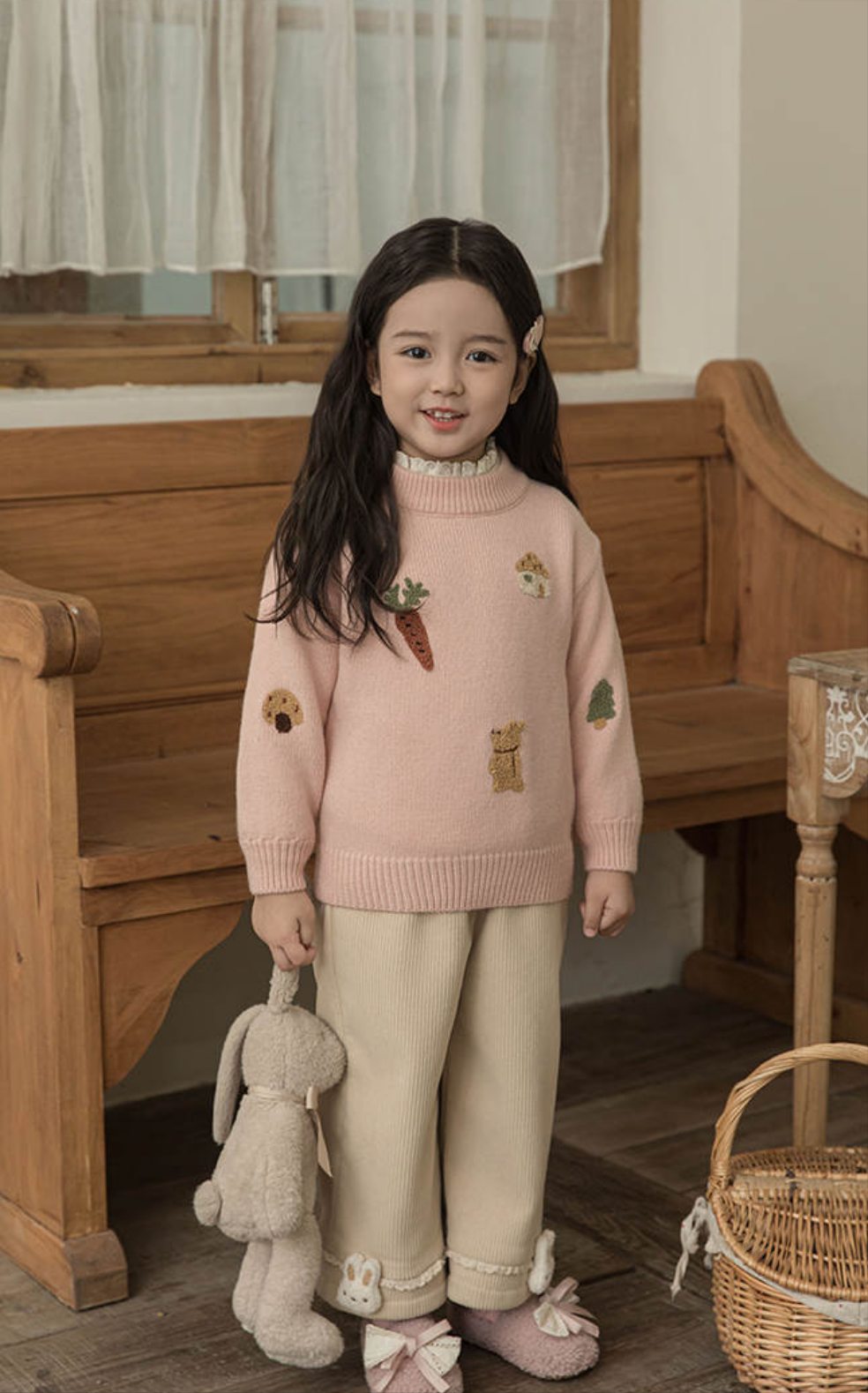 Embroidered Knit Sweater