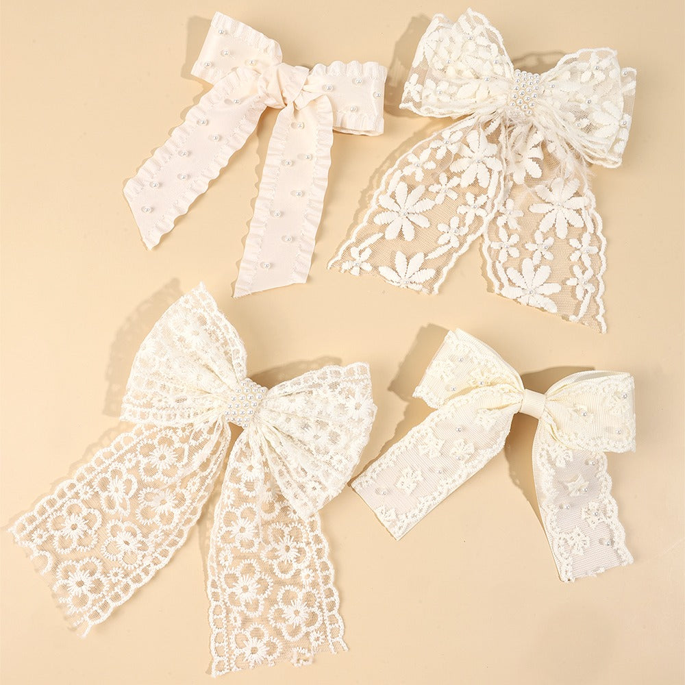 Pearl Lace Bow