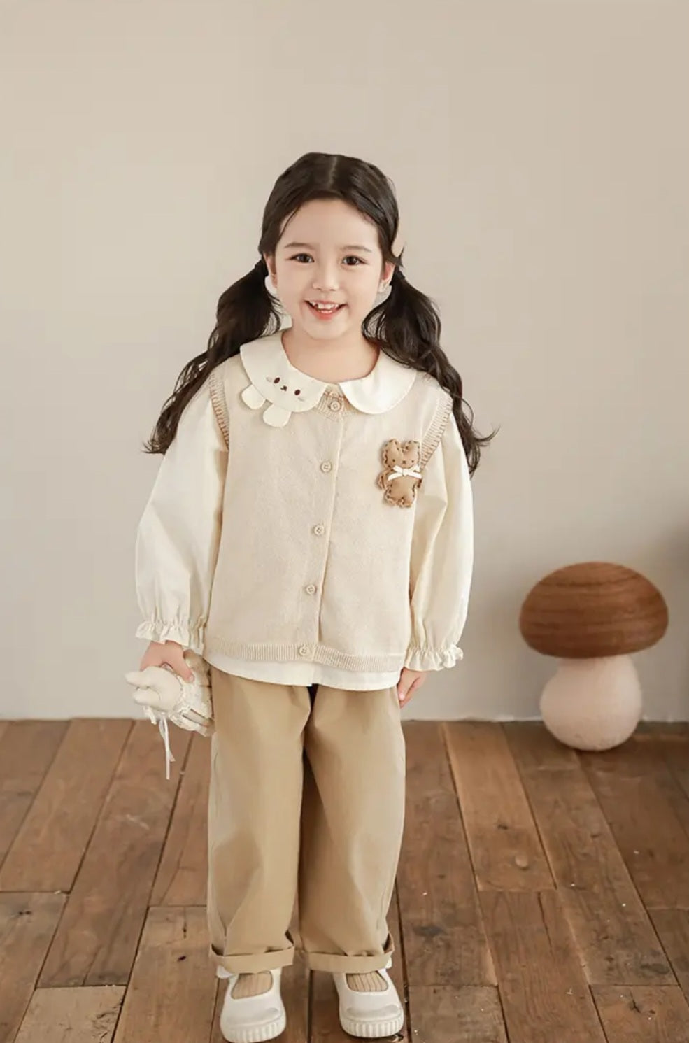 Teddy Cardigan Vest