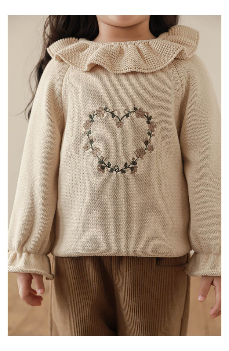 Floral Heart Jumper