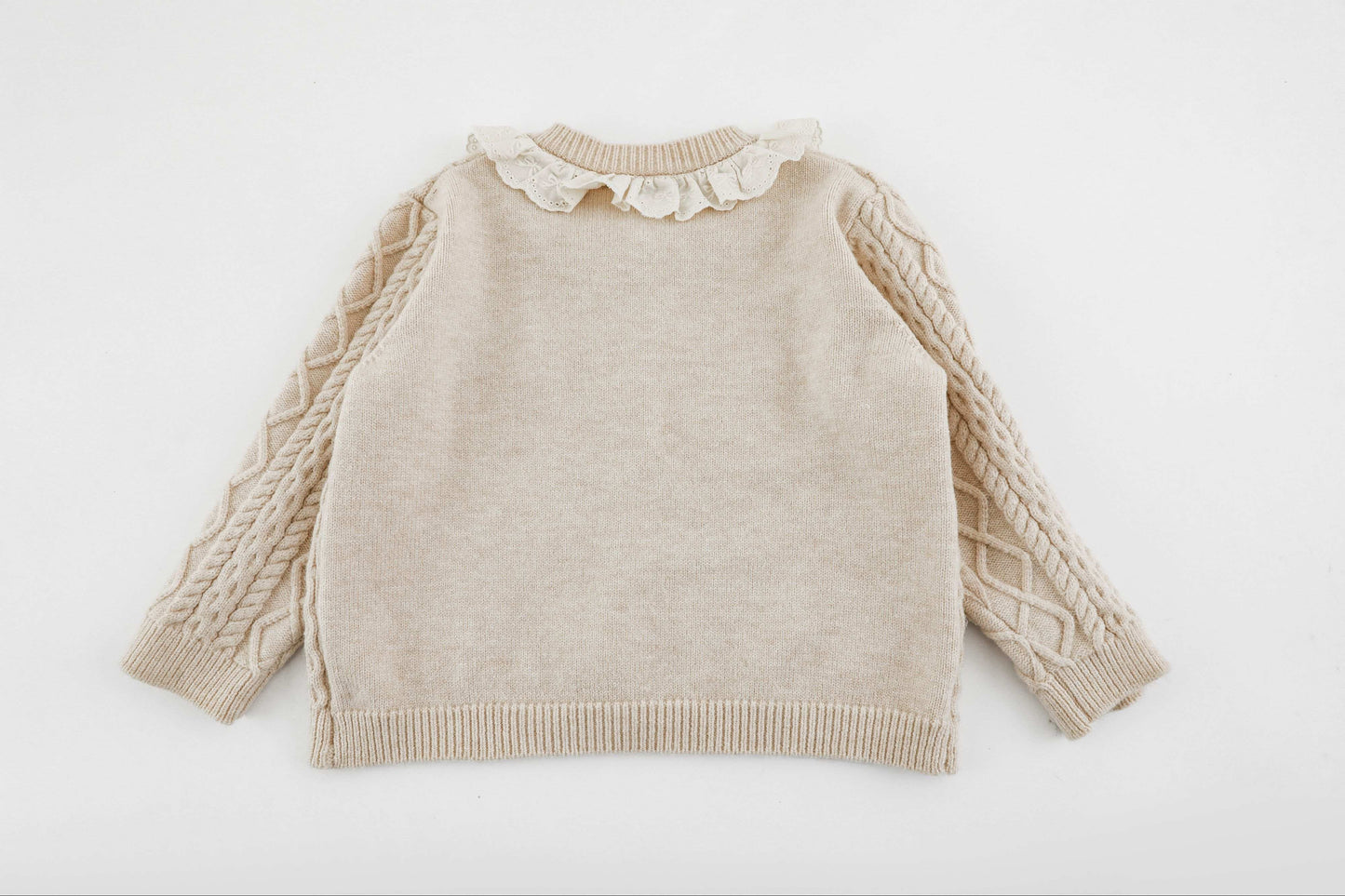 Lace Bloom Knit Cardigan
