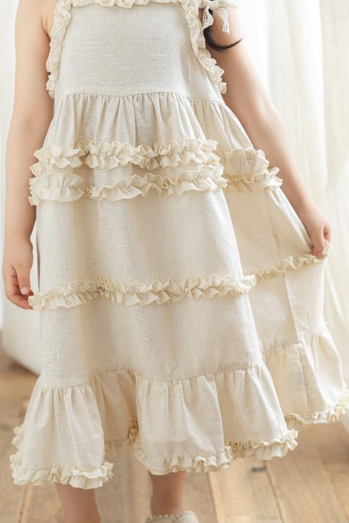 Vintage Ruffle Charm Dress