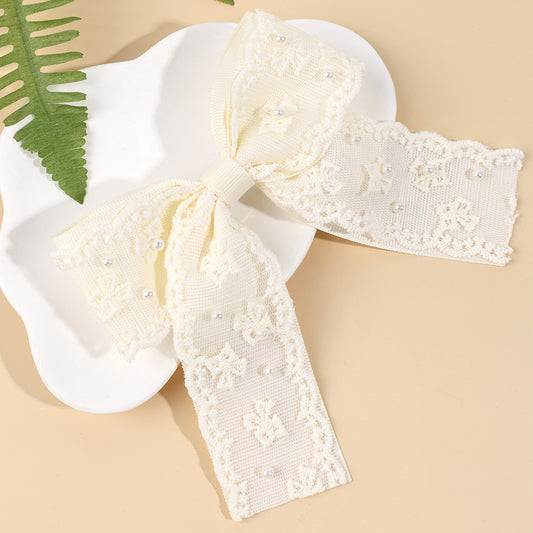 Pearl Lace Bow