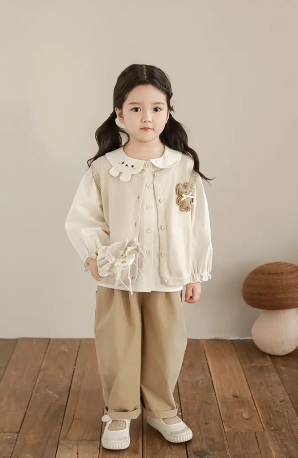 Teddy Cardigan Vest