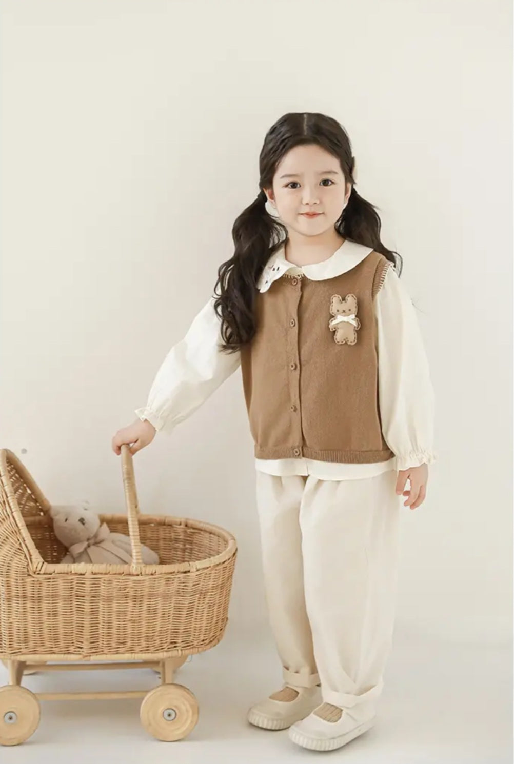 Teddy Cardigan Vest
