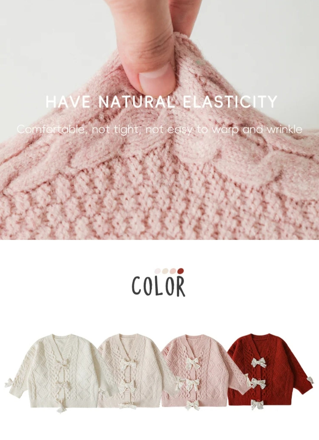 Bow Cardigan